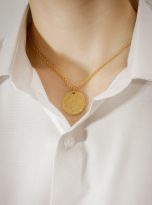 Aquarius Zodiac Pendant Necklace (2)