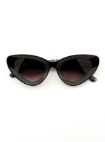 Cat-Eye Black Marble Design Temple For Woman Sunglasses (2)