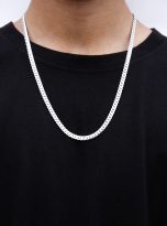 Flat Cuban Chain (Silver)