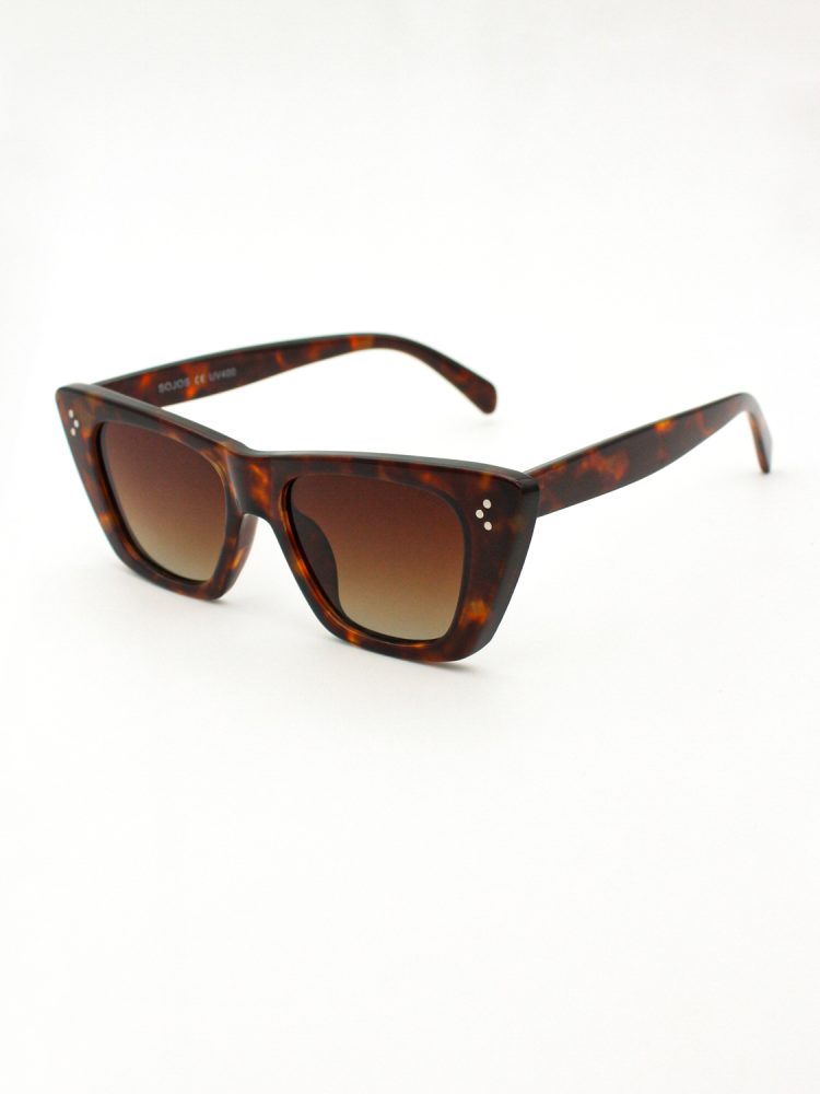 Tortoise Square Cat-Eye Sunglasses For Women – Nakhray