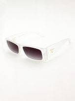 Prada Rectangular Bold Sunglasses for men’swomen’s (Transparant)