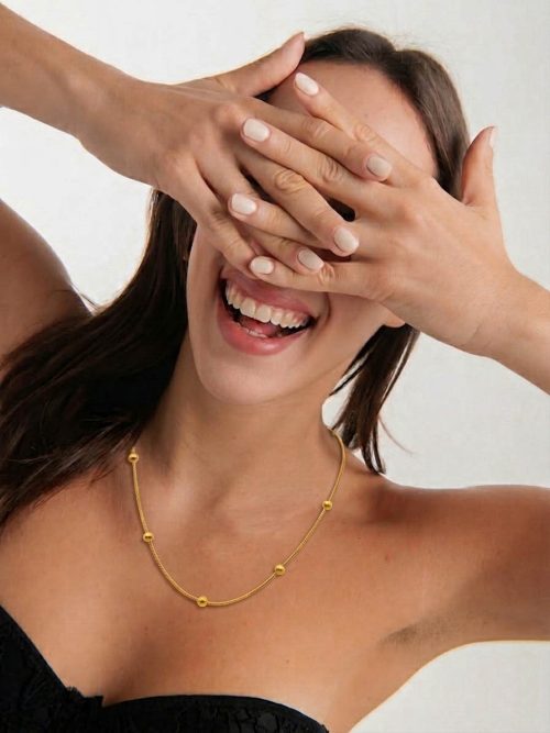 Snake Beaded Chain [Golden]