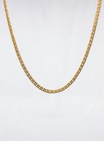 Cuban Flat Chain [Golden, Silver]
