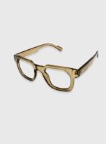 OPULENT SQUARE EYEGLASSES GOLDEN HONEY