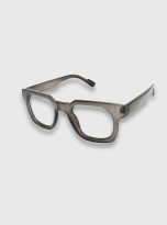 OPULENT SQUARE EYEGLASSES SMOKY CRYSTAL