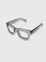 OPULENT SQUARE EYEGLASSES TEANSPARENT GREY