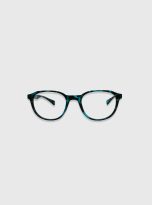 Ocean Phantom Round Eyeglasses in Midnight Teal Marble For Men’s & Women’s (7)
