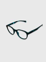 Ocean Phantom Round Eyeglasses in Midnight Teal Marble For Men’s & Women’s