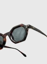 HEXAGON TORTOISE SQURE SUNGLASSES (6)
