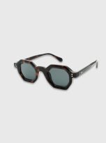 HEXAGON TORTOISE SQURE SUNGLASSES