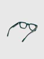 Opulent Square Eyeglasses Midnight Teal Frame (7)