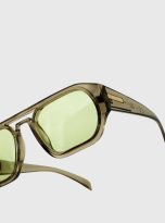 SOFT SQUARE RECTANGULAR TRANSLUCENT OLIVE GREEN (6)