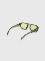 SOFT SQUARE RECTANGULAR TRANSLUCENT OLIVE GREEN (8)