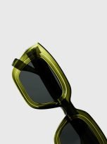 narrow-square-frame-sunglasses Translucent Olive Green (4)